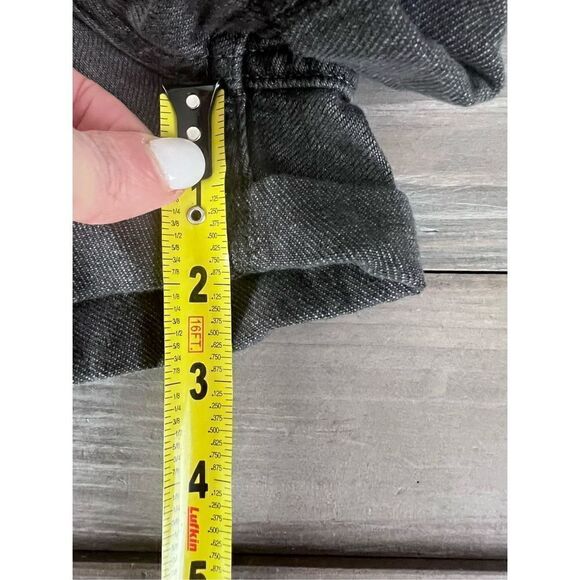 Free People We The Free Romeo Rolled Cut Off Short in Black Mambo Size 25 - Picture 11 of 13